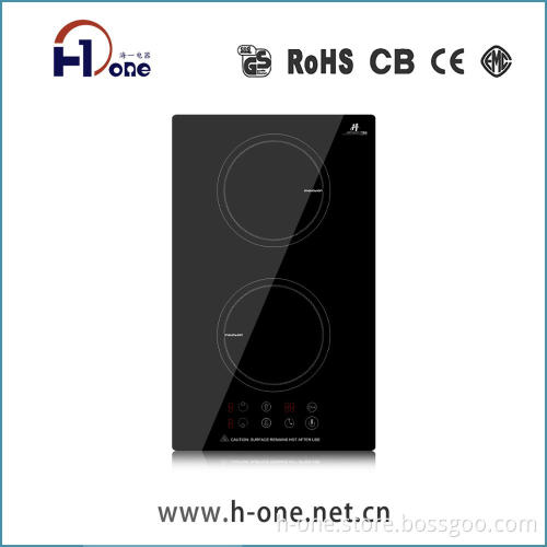 Two burner Induction Stove, Induction hob, Induction cooker with smart control panel